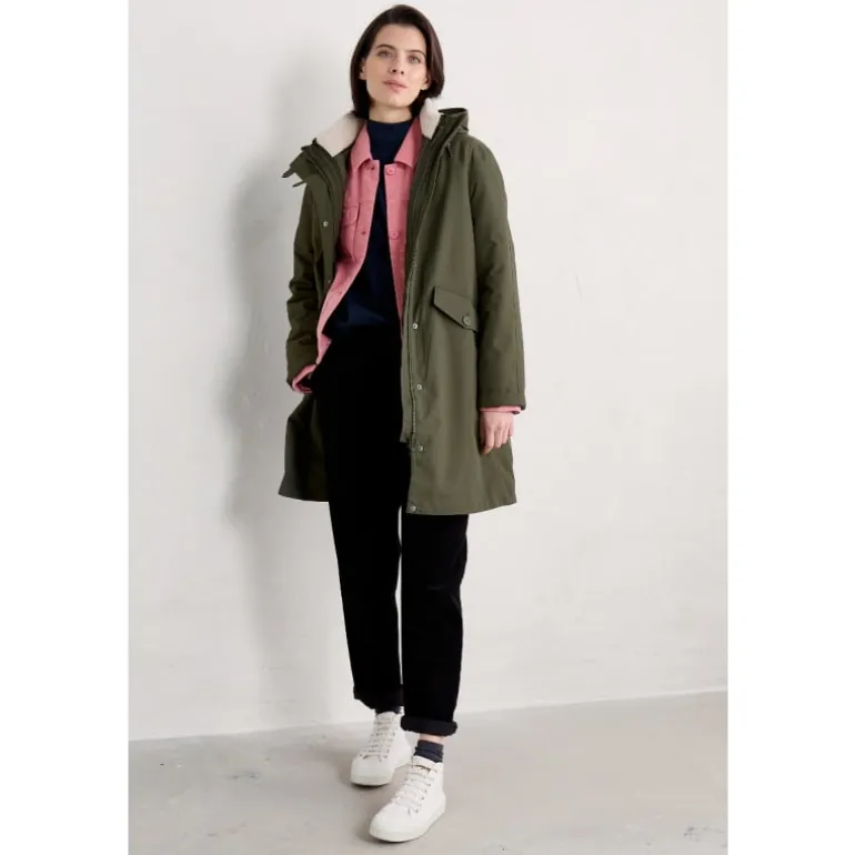 Seasalt Cornwall Holdfast Waterproof 3 in 1 Parka | Women Coats & Jackets | Winter Raincoats
