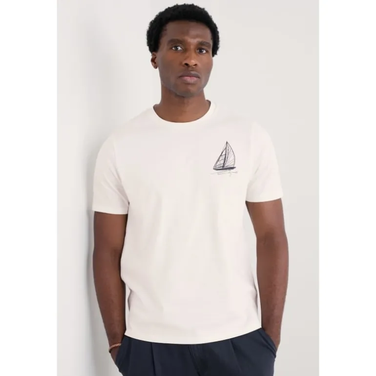 Seasalt Cornwall Men's Loggerhead Organic Cotton T-Shirt | Tops & T-shirts